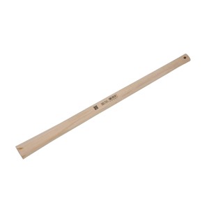 Manche de pioche LUX Classic 95 cm en bois de hêtre avec trou de suspension pour le travail du sol.
