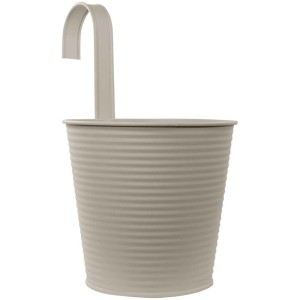 Vaso sospeso in metallo grigio Videx Garden Mira, Ø 15 cm, altezza 27 cm.