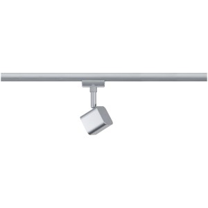 Paulmann Urail LED Spot Muri, cromo opaco, per sistemi di binari. Faretto cubico.