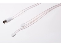 Schwaiger UKW-Wurfantenne Dipollänge Weiss 1,8 m