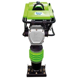 Zipper Vibrationsstampfer ZI-RAM80C, 80 kg, avec châssis, machine de construction pour le compactage du sol.