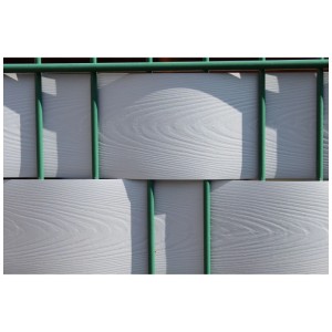 Set strisce frangivista (2 pz.) in plastica/alluminio 9,5x200cm per pannelli a doppia barra