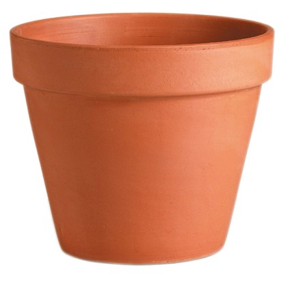Deroma Pflanztopf Vaso Standard Terracotta Tonrot Ø 7 cm