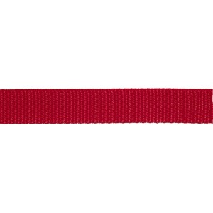 Sangle rouge, largeur 25 mm, vendue au mètre pour sangles d'arrimage.