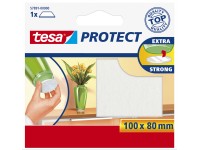 Tesa Filzgleiter rechteckig Weiss 100 x 80 mm