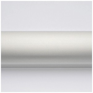 Gros plan : Profilés argent mat de la douche d'angle Breuer Fara-Kretana.