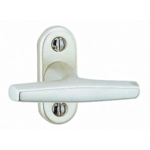 Alpertec Fensterolive F1, eloxiertes Aluminium, Fenstergriff für Türbeschläge.