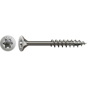 Vite Spax in acciaio inox A2, 4x35 mm, testa svasata, T-Star Plus T20, 200 pezzi