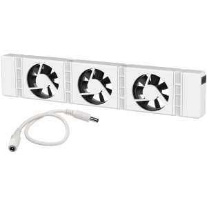 Kit d'extension de ventilateur pour radiateur SpeedComfort avec 3 ventilateurs et câble.