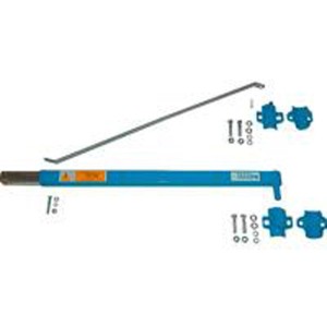Bras pivotant Güde 1200 / 100 - 600 kg pour palans, matériel de fixation inclus.