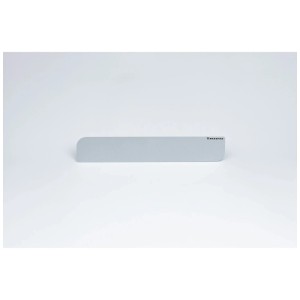 MagSpike Support Gel Douche L, argenté, pour montage mural dans la salle de bain.