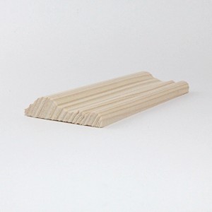 Moulure de profil pour meuble en épicéa, sapin ou pin, 13x50x1000 mm, naturelle.