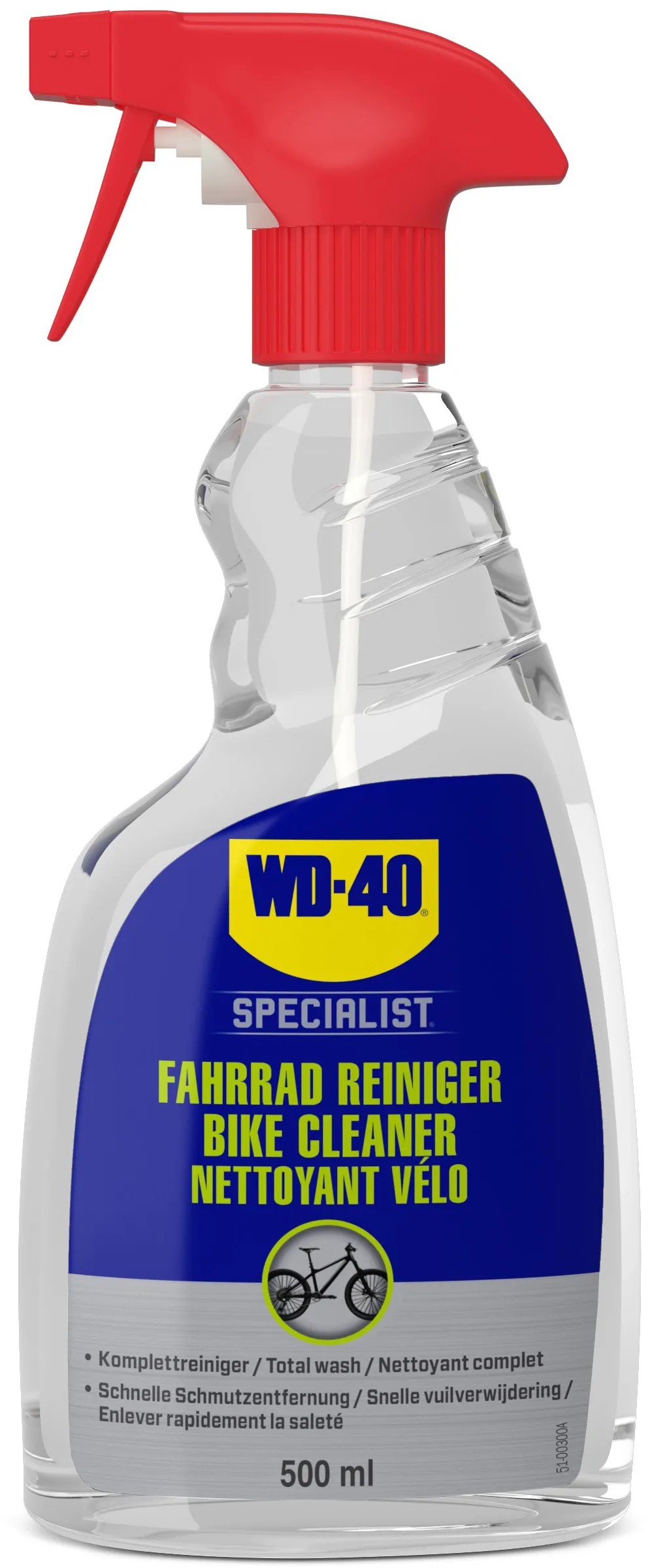 Lot Nettoyage Vélo WD-40 Specialist - Dégraissant + Nettoyant 500 Ml