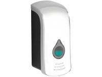 Wenko Desinfektionsmittel- und Wenko Seifenspender Ranera L Chrom-Schwarz 740 ml