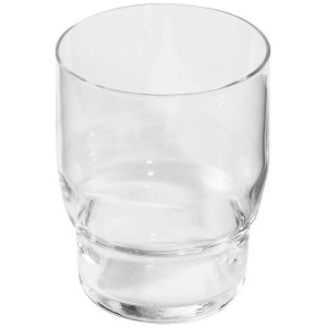 Portaspazzolino Diaqua Chic in vetro, design semplice per ogni bagno.
