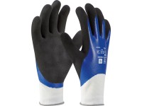 Gartenhandschuh Nitril-Vollbeschichtung Blau-Schwarz Grösse 10 Gartenhandschuh Nitril-Vollbeschichtung Blau-Schwarz Grösse 10