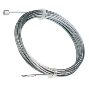 Cavo del cambio compatibile con Shimano, argento, per cambi a deragliatore, accorciabile.