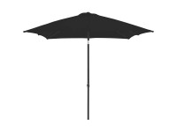 Sonnenschirm Basic Push-Up Anthrazit 210 x 210 cm Sonnenschirm Basic Push-Up Anthrazit 210 x 210 cm