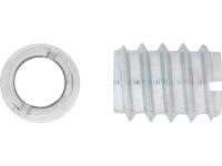 Einschraubmutter Schlitz-Antrieb Verzinkt M6 / 8 Stk.