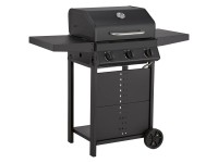 Gasgrill Cumbre 3 Brenner 48 x 37 cm mit Rollen