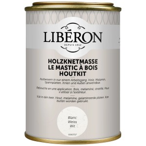 Dose Holzknetmasse Weiss zur Holzreparatur von Liberon.