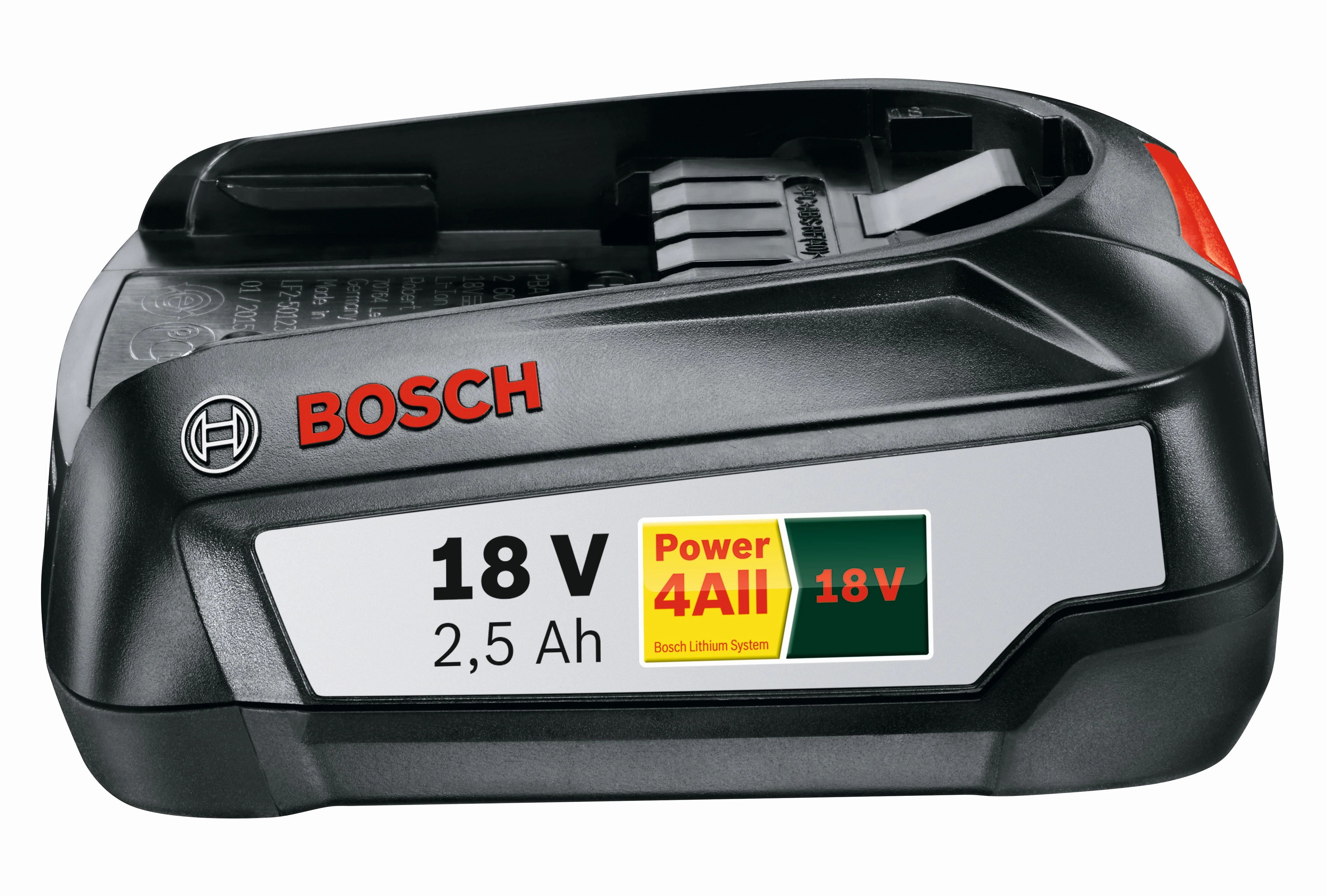 Bosch batterie de rechange 18 V/2,5 Ah