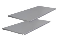 OBI Stahlfachboden Silber 80 x 40 cm / 2 Stk.