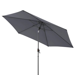 Ombrellone da balcone Doppler MyZone, antracite, con funzione di inclinazione e manovella.