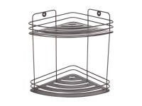 MSV Eck-Regal Kery Stahl Schwarz matt (HxBxT) 20 x 20 x 23,5 cm