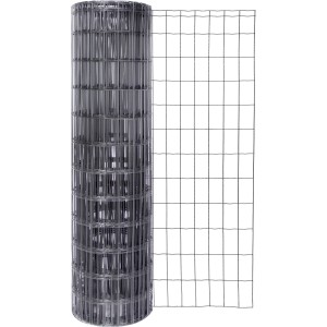Grillage soudé Alberts Fix-Clip Pro, anthracite métallisé, hauteur 102 cm, longueur 25 m.