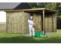 Weka Lagerhaus 607 Variante 1 mit Rückwand