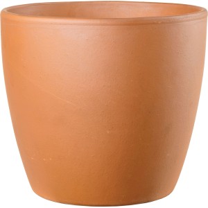 Vaso per piante Deroma Egg Pot, Ø 24.6 cm, terracotta, per interni ed esterni.
