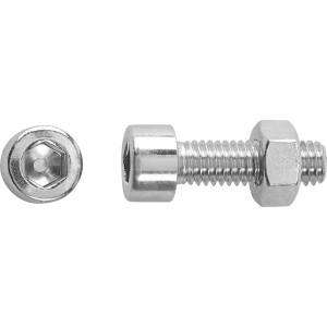 Viti esagono incassato testa cilindrica bombata DIN 912 Ø 8 x 40 mm 5 pz.