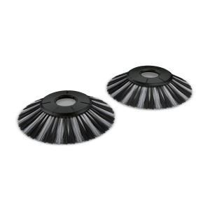 Lot de 2 brosses latérales Kärcher pour balayeuses S 4/S 4 Twin, adaptées aux déchets humides.