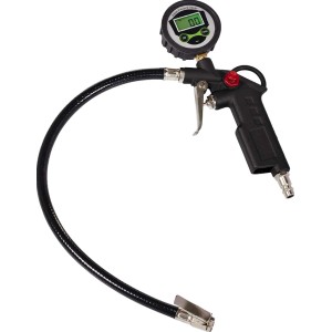 Einhell manometro digitale per gonfiaggio pneumatici per compressori con tubo.