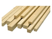 Legno squadrato piallato di abete rosso / abete 74 x 74 mm / lunghezza 2 m