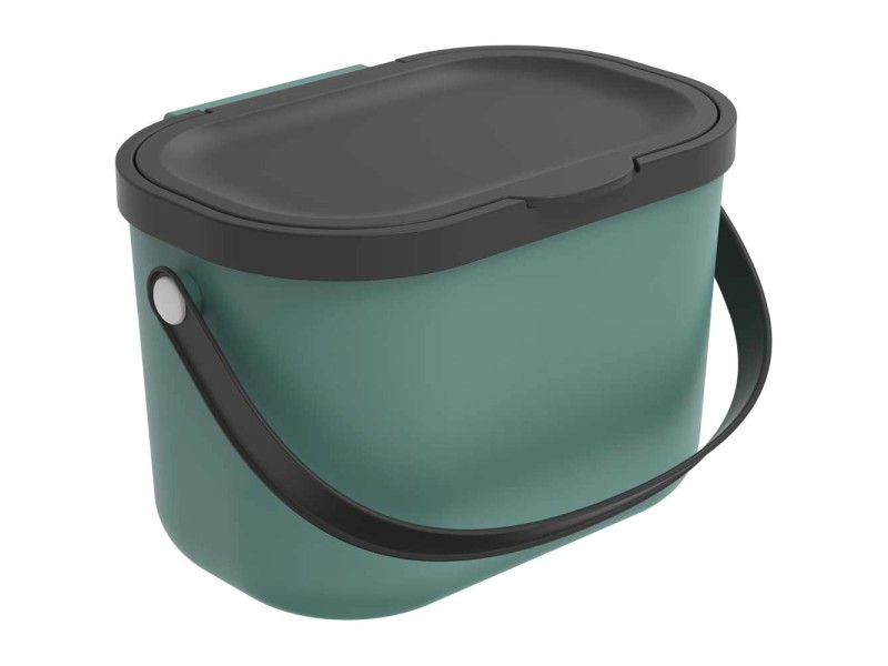 Poubelle à compost 3,2L 'Albula' vert en plastique - L'Incroyable