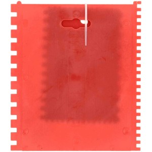 Set de spatules à colle, 2 spatules en plastique dentées pour une application uniforme de la colle.