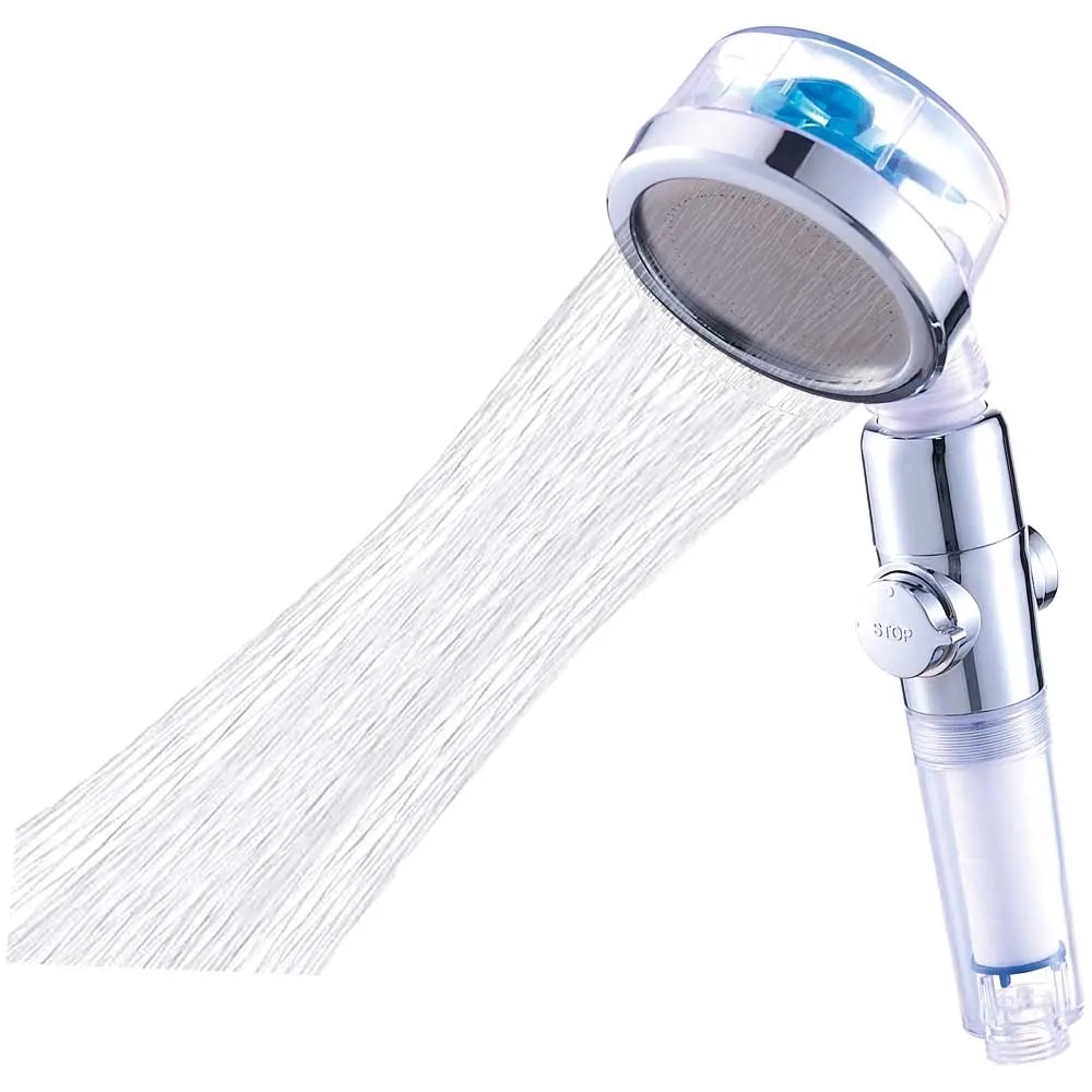 Blue Canyon Alpha Soffione Doccia Monomodale Ad Alta Pressione – Cromato, Plastica Di Qualità Con Ugelli Anti-intasamento, Installazione Universale