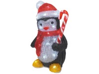 LED Dekofigur Pinguin 30 LEDs 19 cm