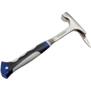 Marteau de latte LUX en acier, 770g, avec poignée ergonomique bi-matière pour un travail confortable.