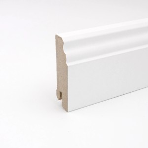 Plinthe blanche (70x18x2400 mm) style White&Black, à peindre.