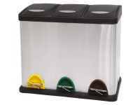 MSV Mülltrennsystem mit Deckel Edelstahl 60 l MSV Mülltrennsystem mit Deckel Edelstahl 60 l