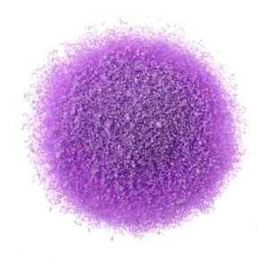 Glorex Kerzensand Lila, 70g, mit Docht für stimmungsvolle Lichtdekoration.