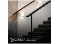 Briloner® Applique Borra Bianco (HxLxP) 10,5 x 8 x 10 cm / 1,5 W / 100 lm