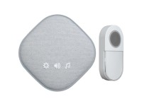 Steffen Funkgong eckig Reichweite max. 200 m Weiss