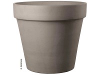 Deroma Pflanztopf Magno Terrakotta Graphit Ø 78 cm / Höhe 70,1 cm