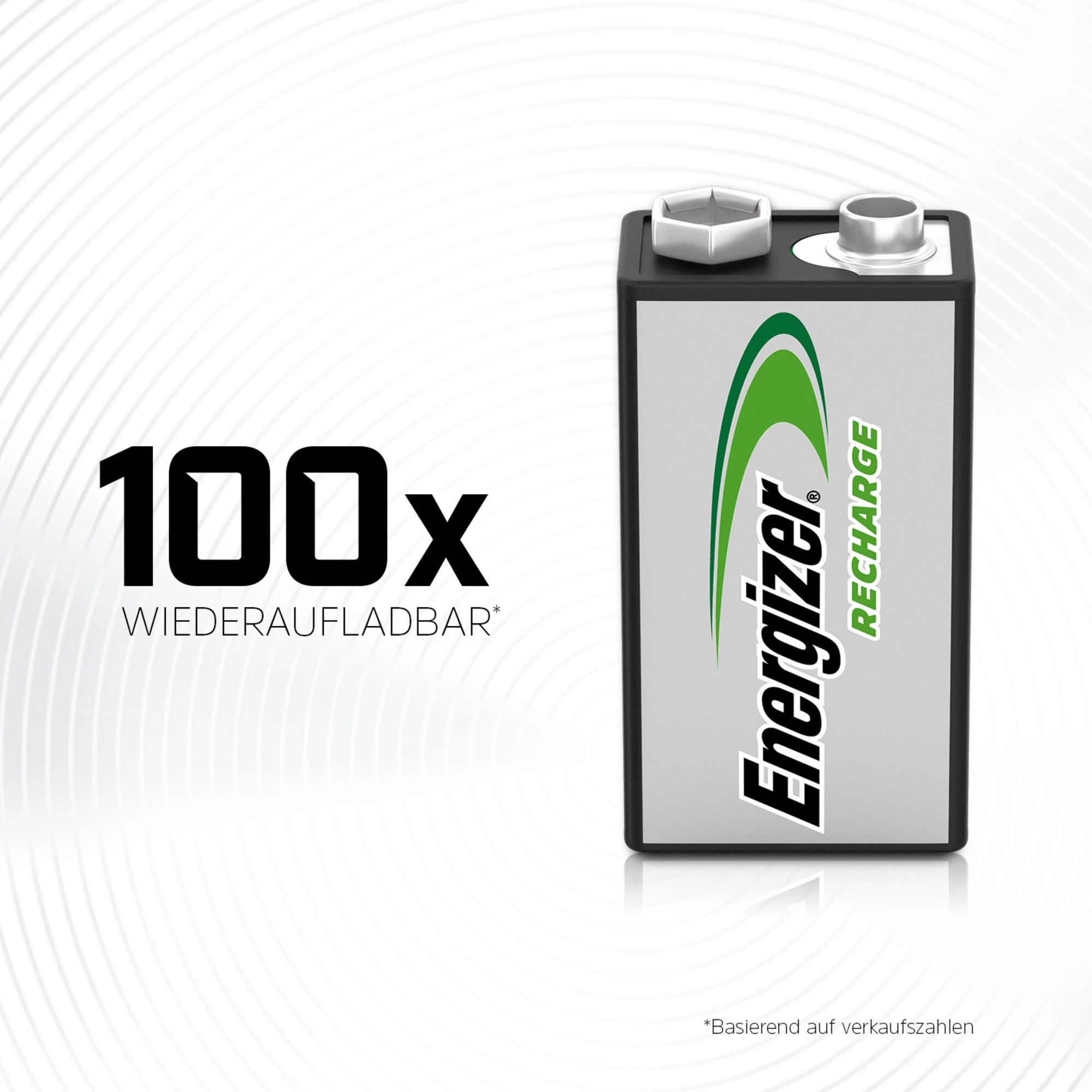 Energizer Pile rechargeable Power Plus E-Block Alcaline 175 mAh / 9 V