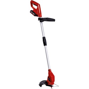 Tagliabordi a batteria Einhell GC-CT 18/24 Li con batteria. Rosso, telescopico, con Flowerguard.