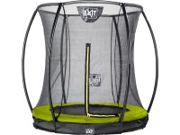 Exit Bodentrampolin Silhouette mit Sicherheitsnetz Grün Ø 183 cm